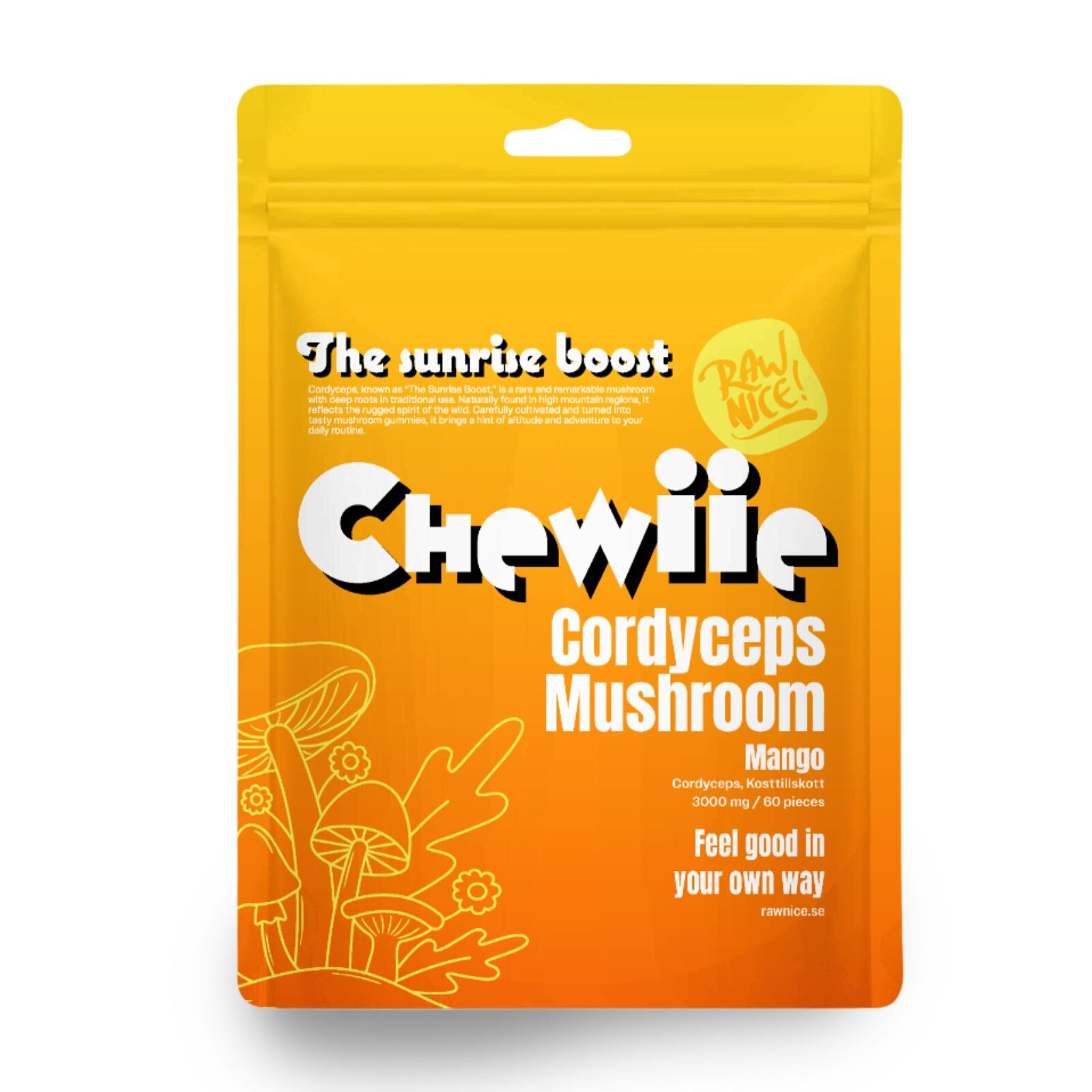 Rawnice Mushroom Cordyceps 60 stycken