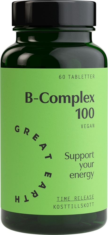 Great Earth B-complex 100 60 Tabletter