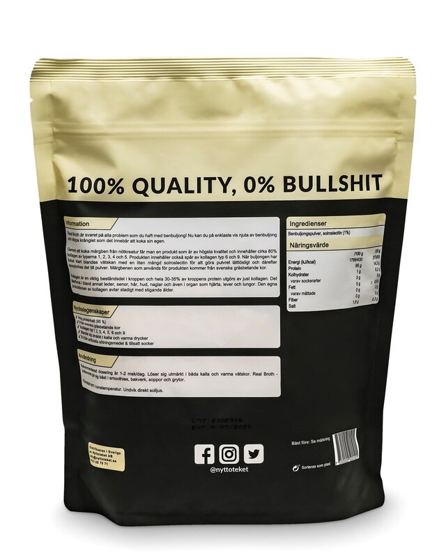 Nyttoteket Real Broth Unflavoured 500g