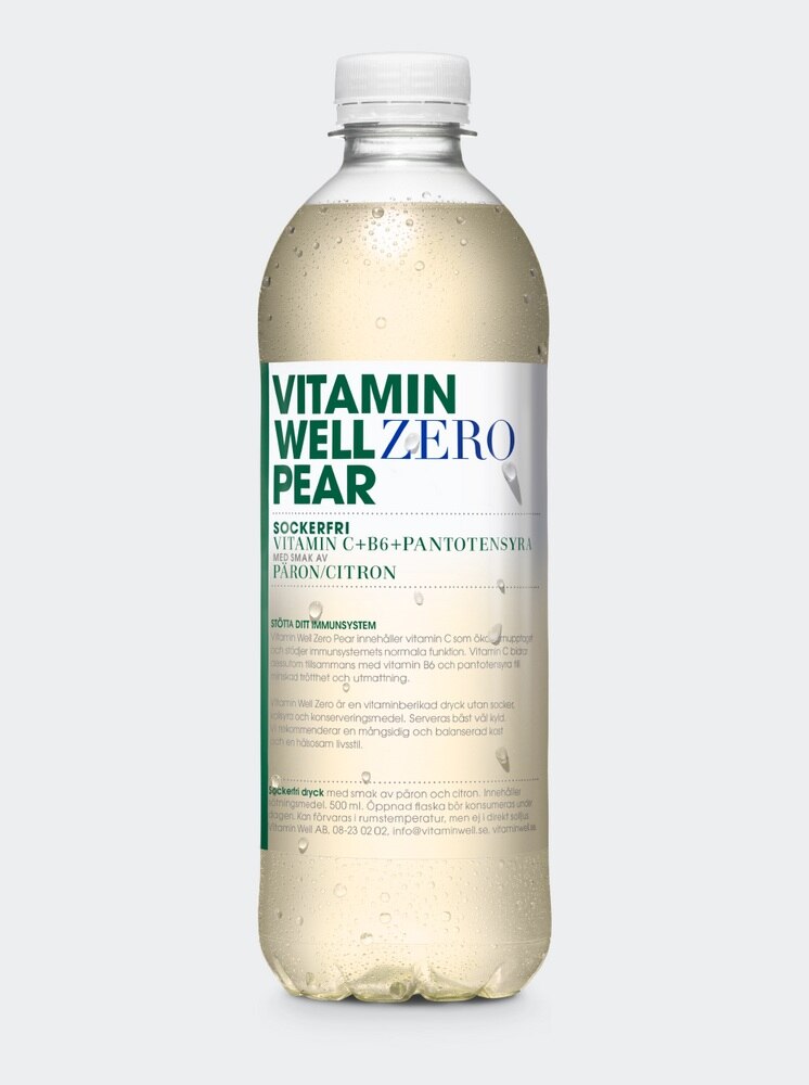 Vitamin Well Zero Pear 500ml