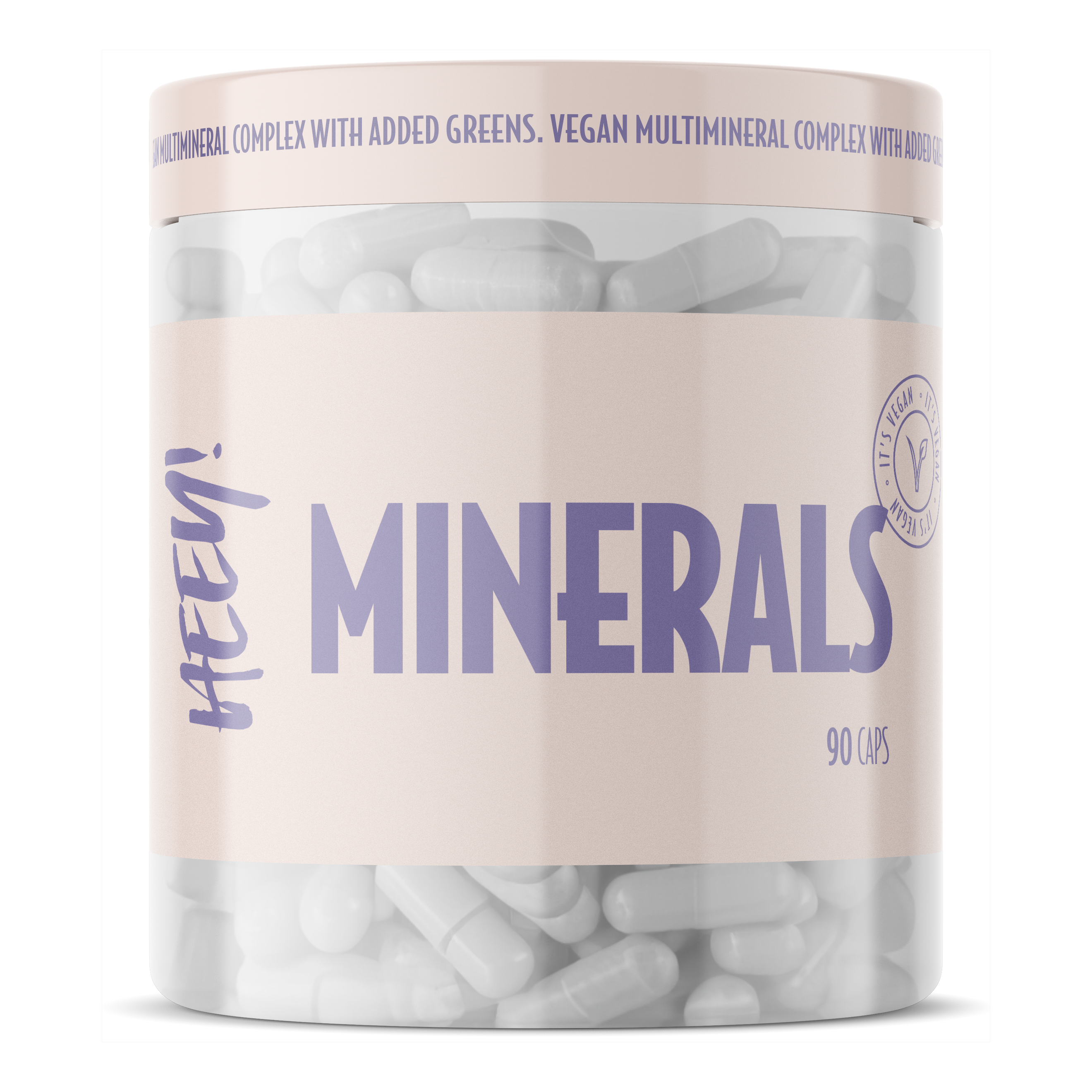 Heey! Multimineral + Greens 90 kapslar
