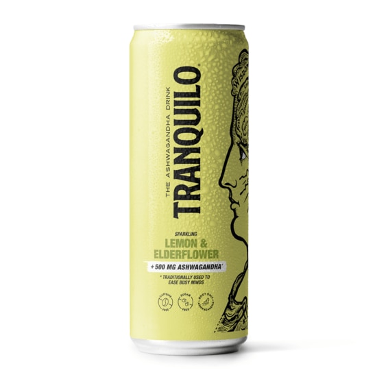 Tranquilo Ashwagandha Drink Lemon & Elderflower 330ml