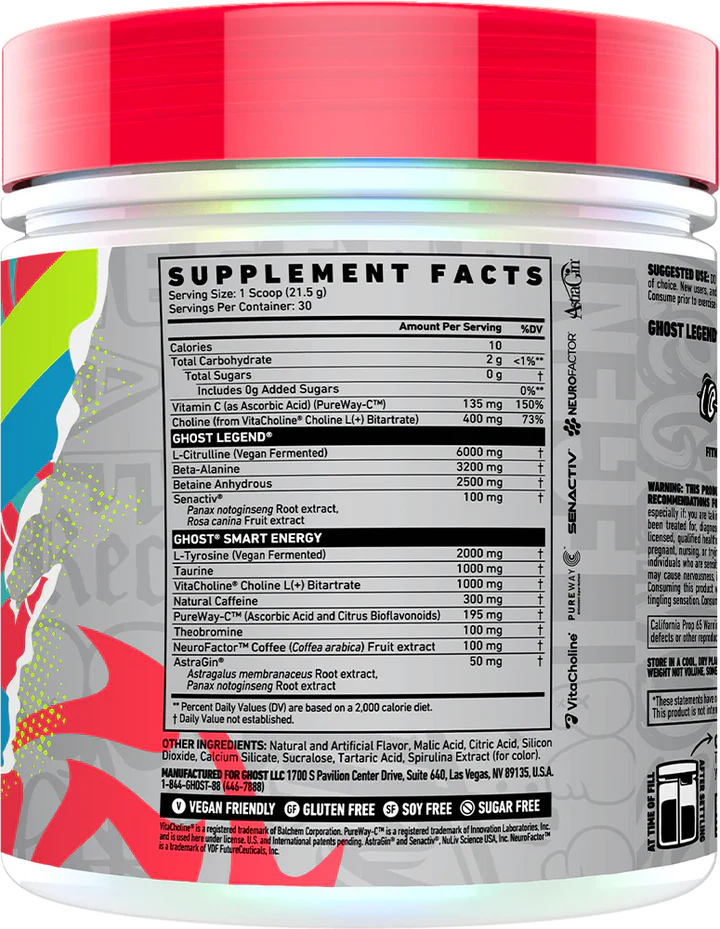 Ghost Legend V4 Electric Limeade 30 servings