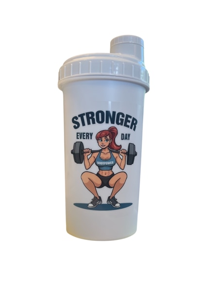 Bodypower Shaker Stronger White 700ml