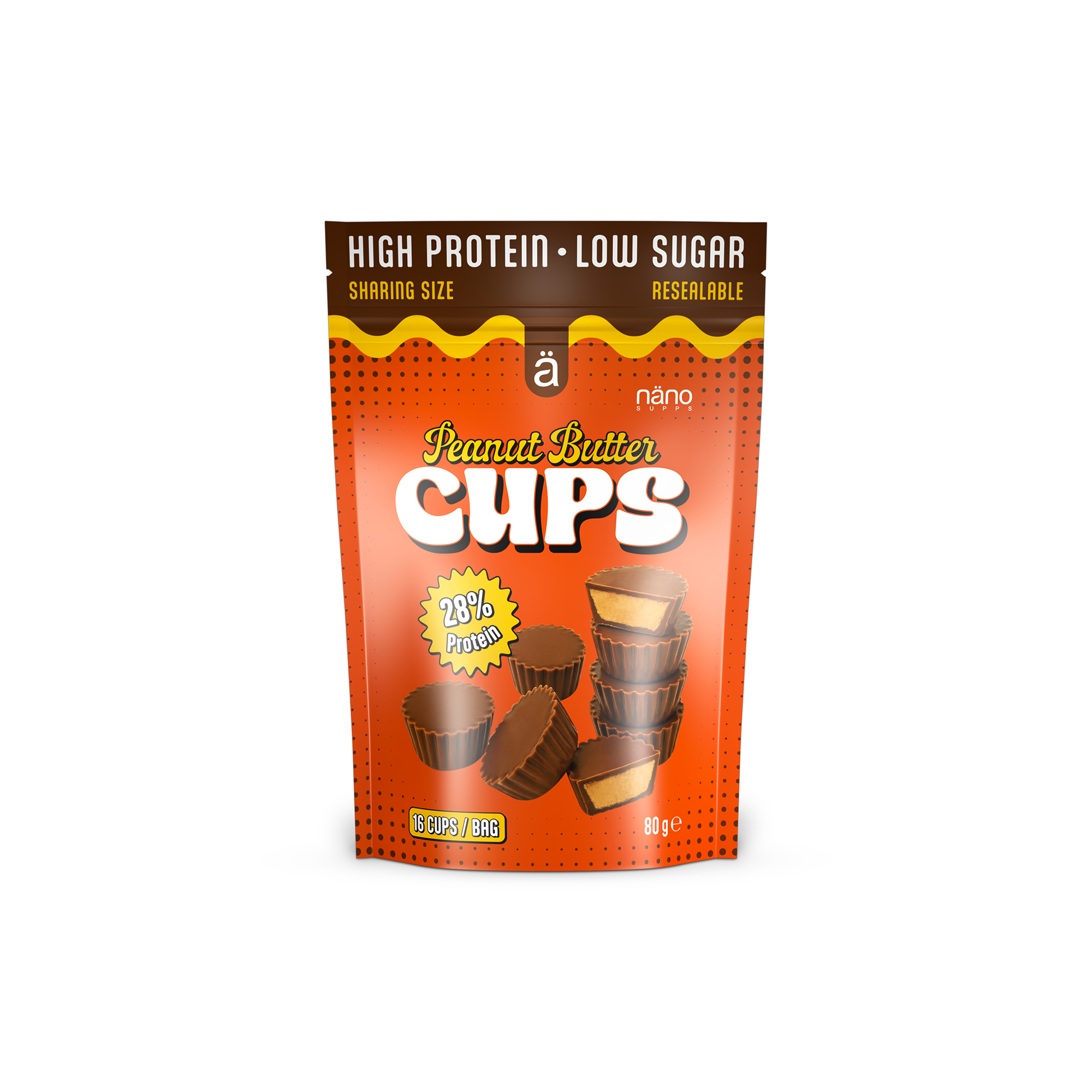 Näno Supps Protein Cups Mini Peanut Butter 80g