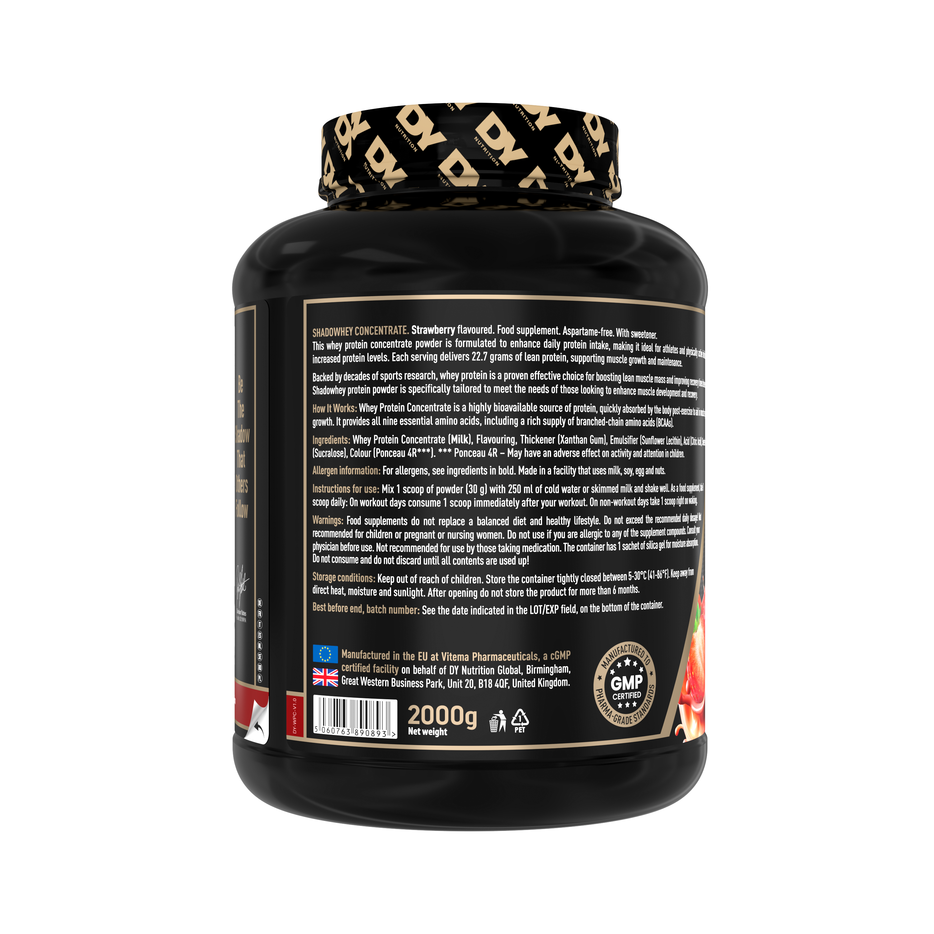 DY Nutrition Shadowhey Strawberry 2kg