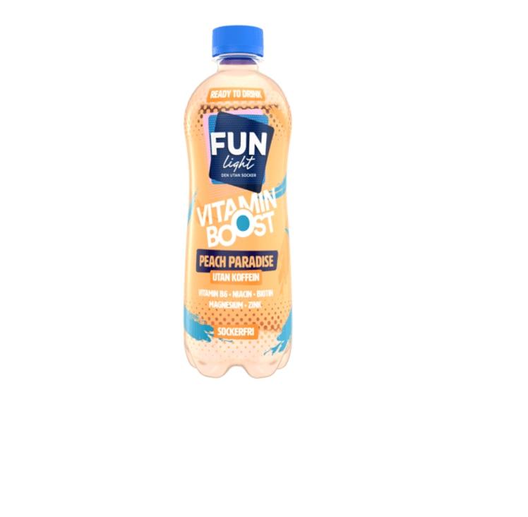 Fun Light Peach Paradise Koffeinfri 500ml