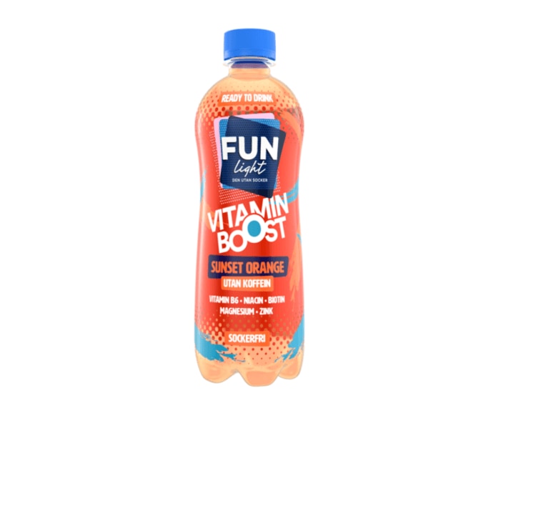 Fun Light Sunset Orange Koffeinfri 500 ml