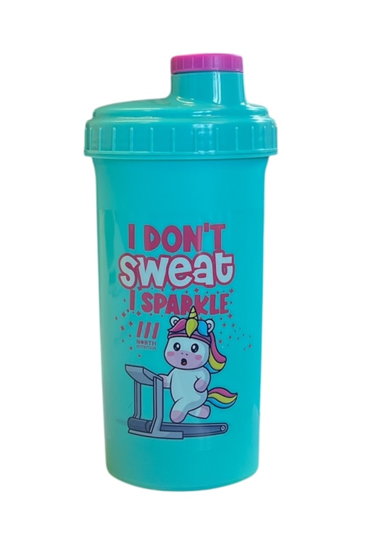 North Nutrition ShakerTurquoise I sparkle 700ml 