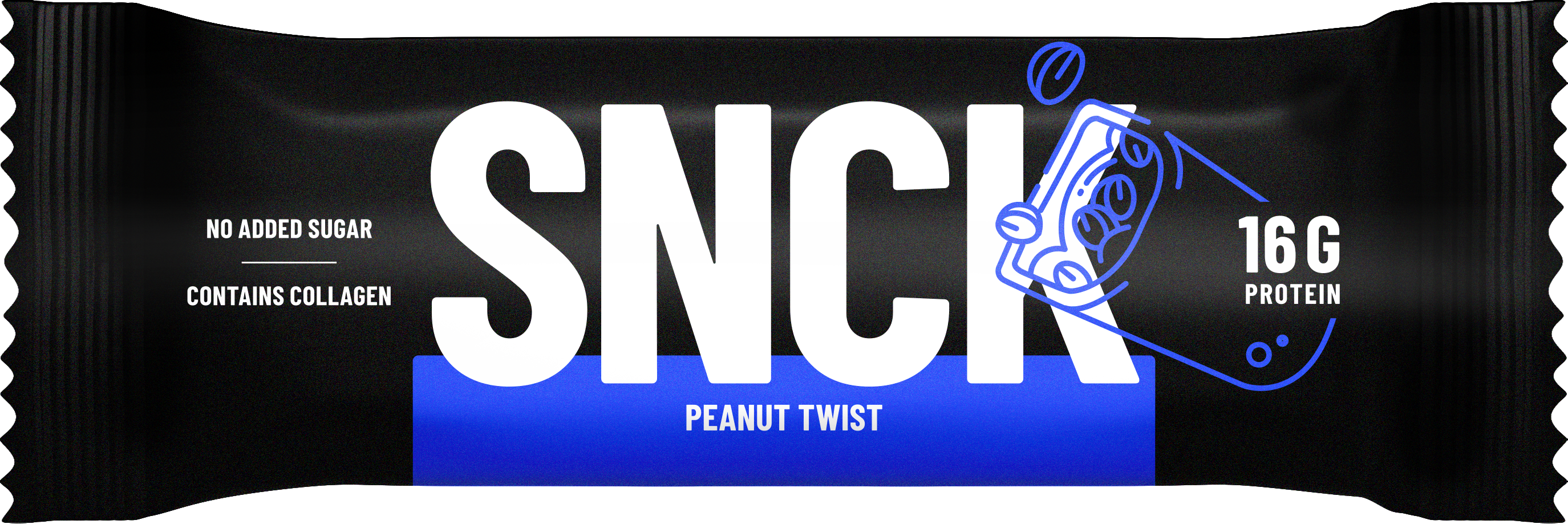 SNCK Proteinbar Peanut Twist 55g