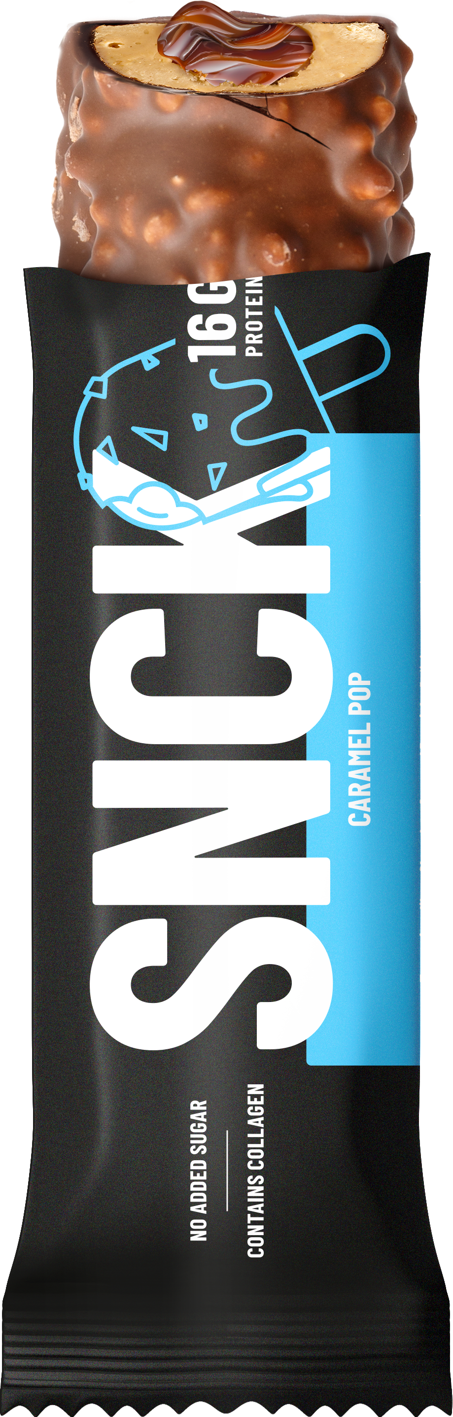 SNCK Proteinbar Caramel Pop 12x55g