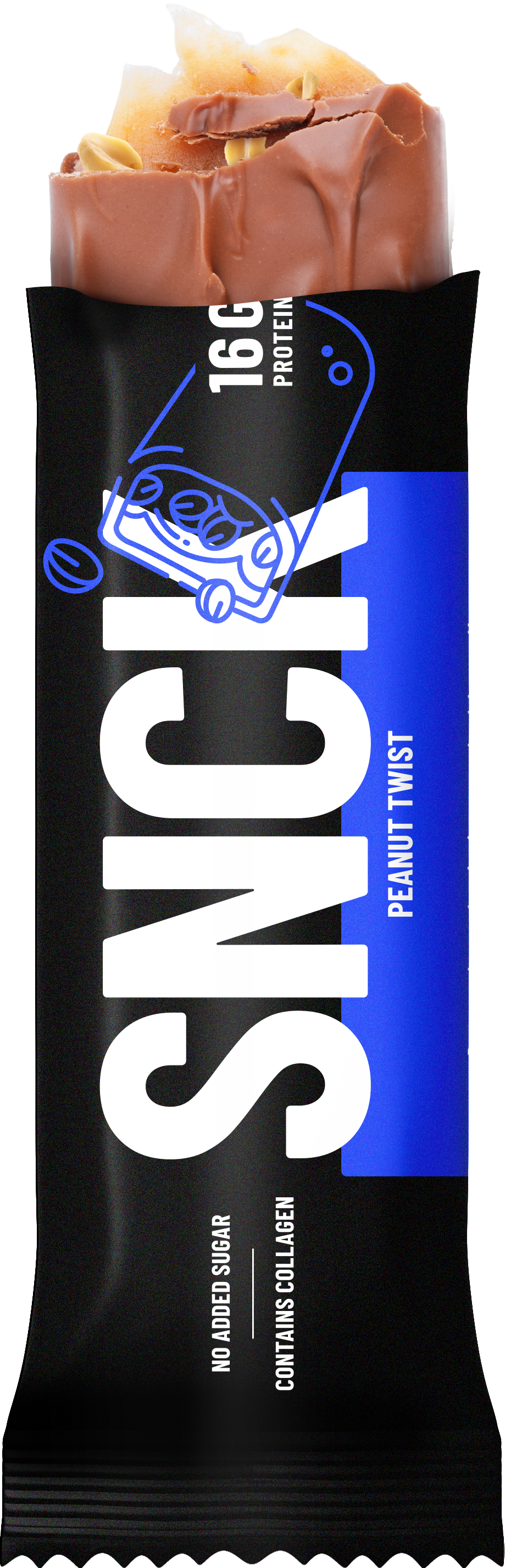 SNCK Proteinbar Peanut Twist 12x55g