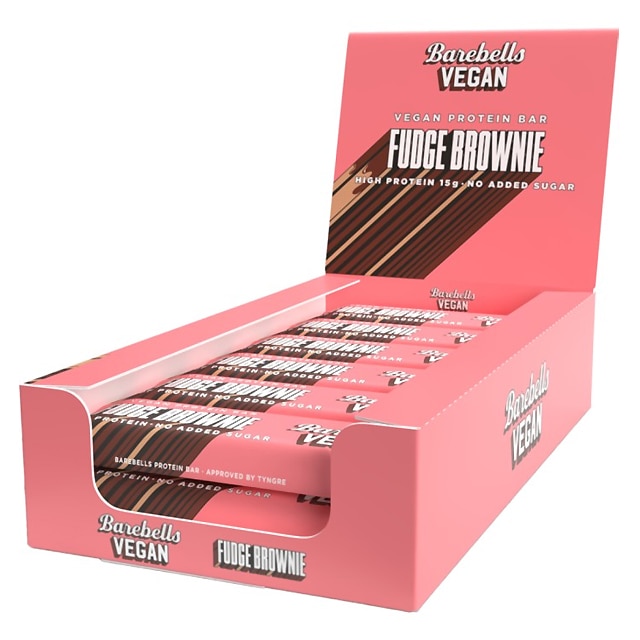 Barebells Vegan Protein Bar Fudge Brownie 12x55g