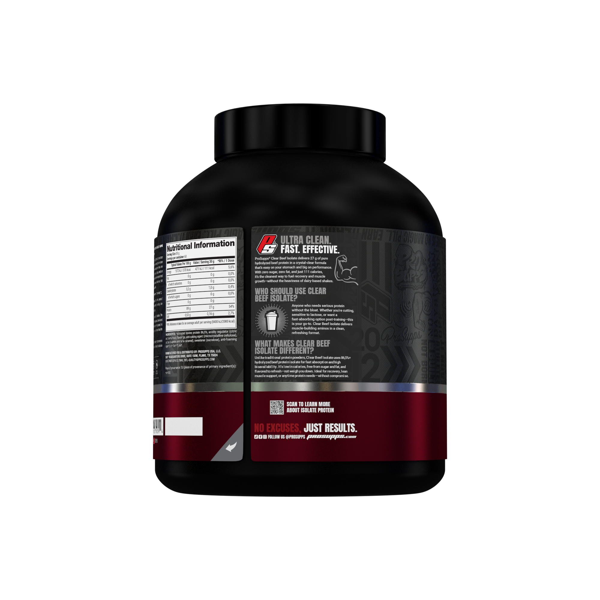 Pro Supps Beef Protein Isolate Cola/Lime 1816g
