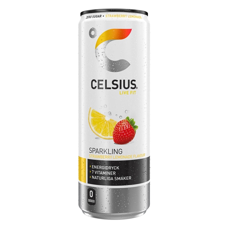Celsius Strawberry Lemonade 355ml