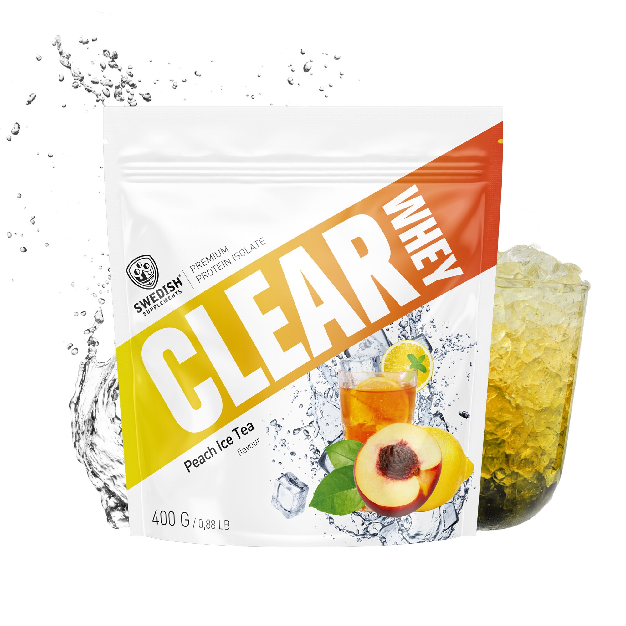 Swedish Supplements Clear Whey Peach Ice Tea 400g
