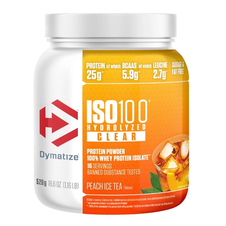 Dymatize Iso 100 Clear Peach Ice Tea 512g