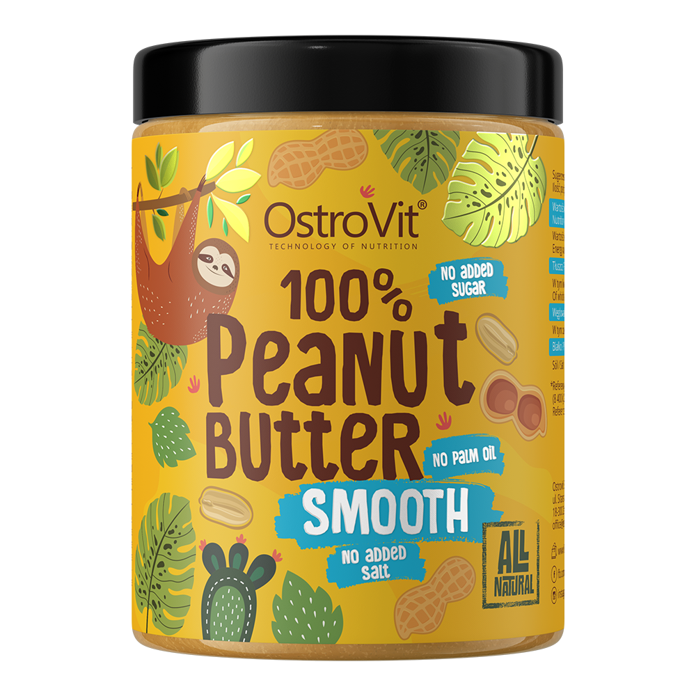 OstroVit 100% Peanut Butter Smooth 1000g