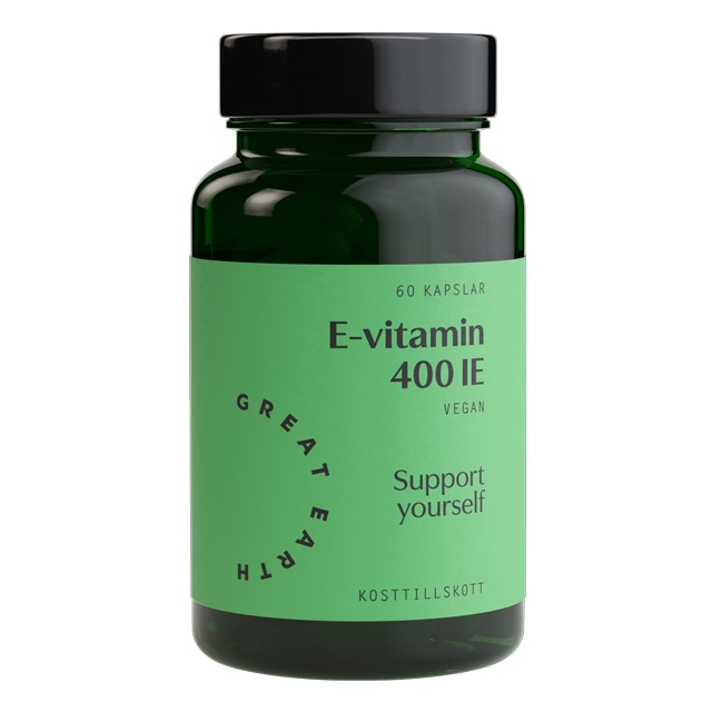 Great Earth E-vitamin 60 Kapslar
