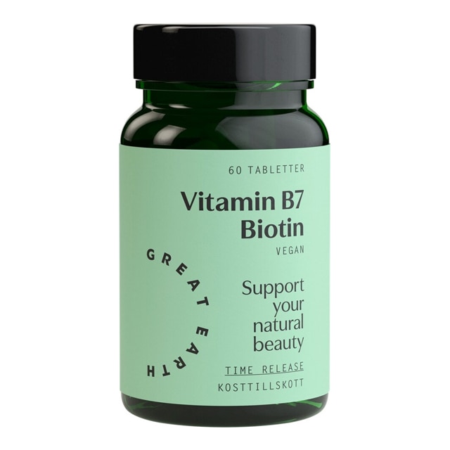 Great Earth Vitamin B7 Biotin 60 Tabletter