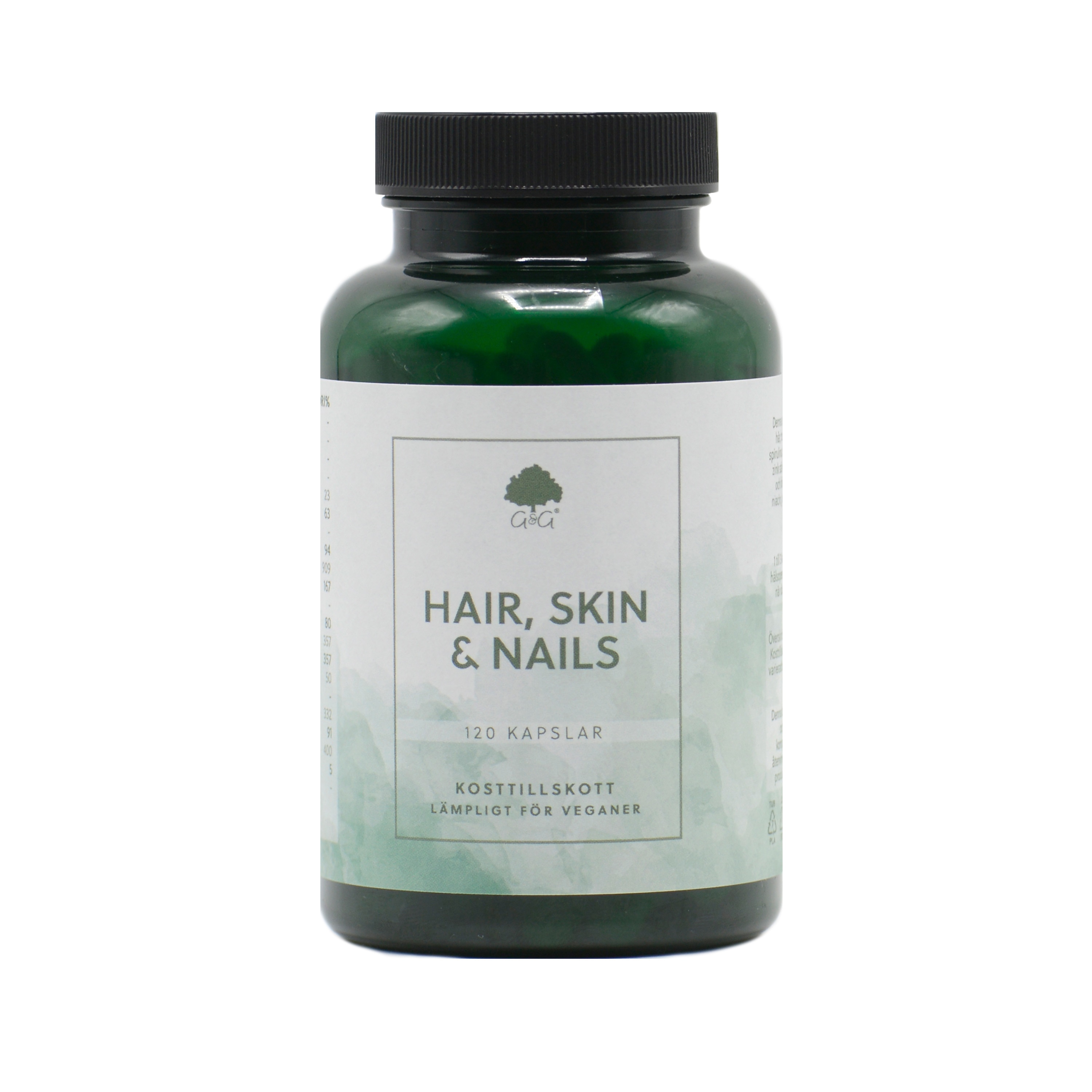 G&G Vitamins Hair, Skin & Nails 120 kapslar