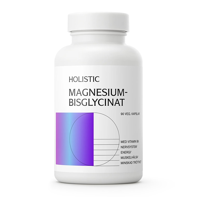 Holistic Magnesiumbisglycinat 100mg 90 Kapslar