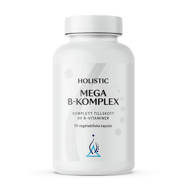 Holistic Mega B-Komplex 90 Kapslar 
