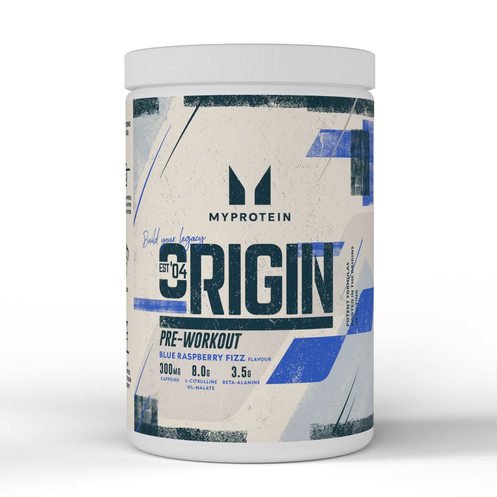 MyProtein Origin PWO Blue Raspberry 600g 