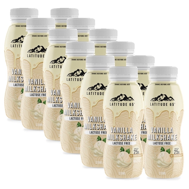 Latitude 65 Milkshake Vanilla 12x330ml