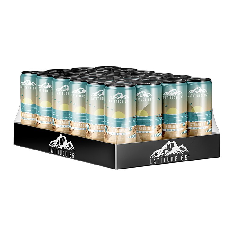 Latitude 65 Stranden Päron/Yuzu 24x330ml