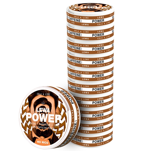 LEWA Power Cola & Lime Nikotinfritt snus 10-pack