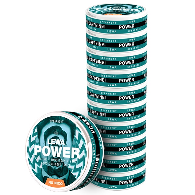 LEWA Power Spearmint Nikotinfritt snus 10-pack