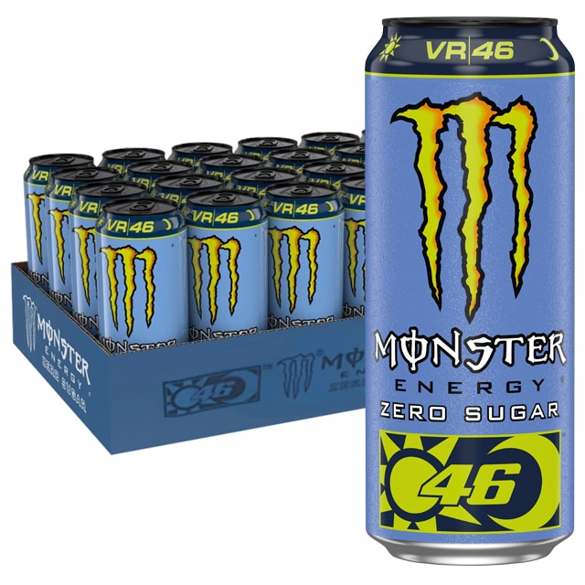 Monster Energy Valentino Rossi VR46 Zero Sugar 24x500ml