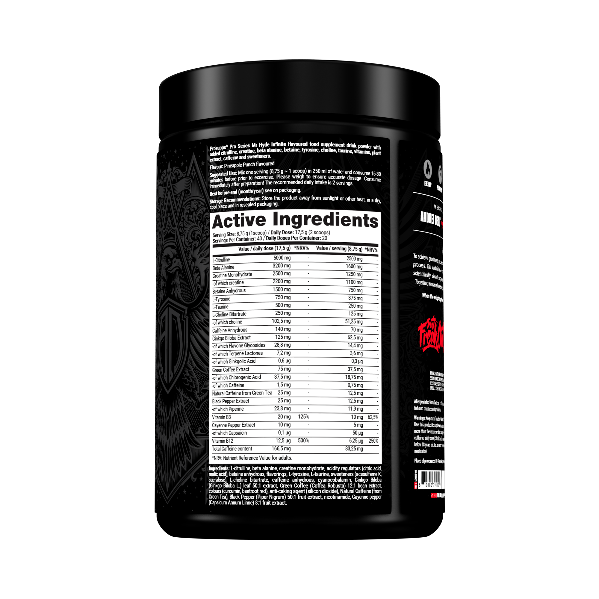 Pro Supps Mr Hyde Infinite Pineapple Punch 40 serveringar