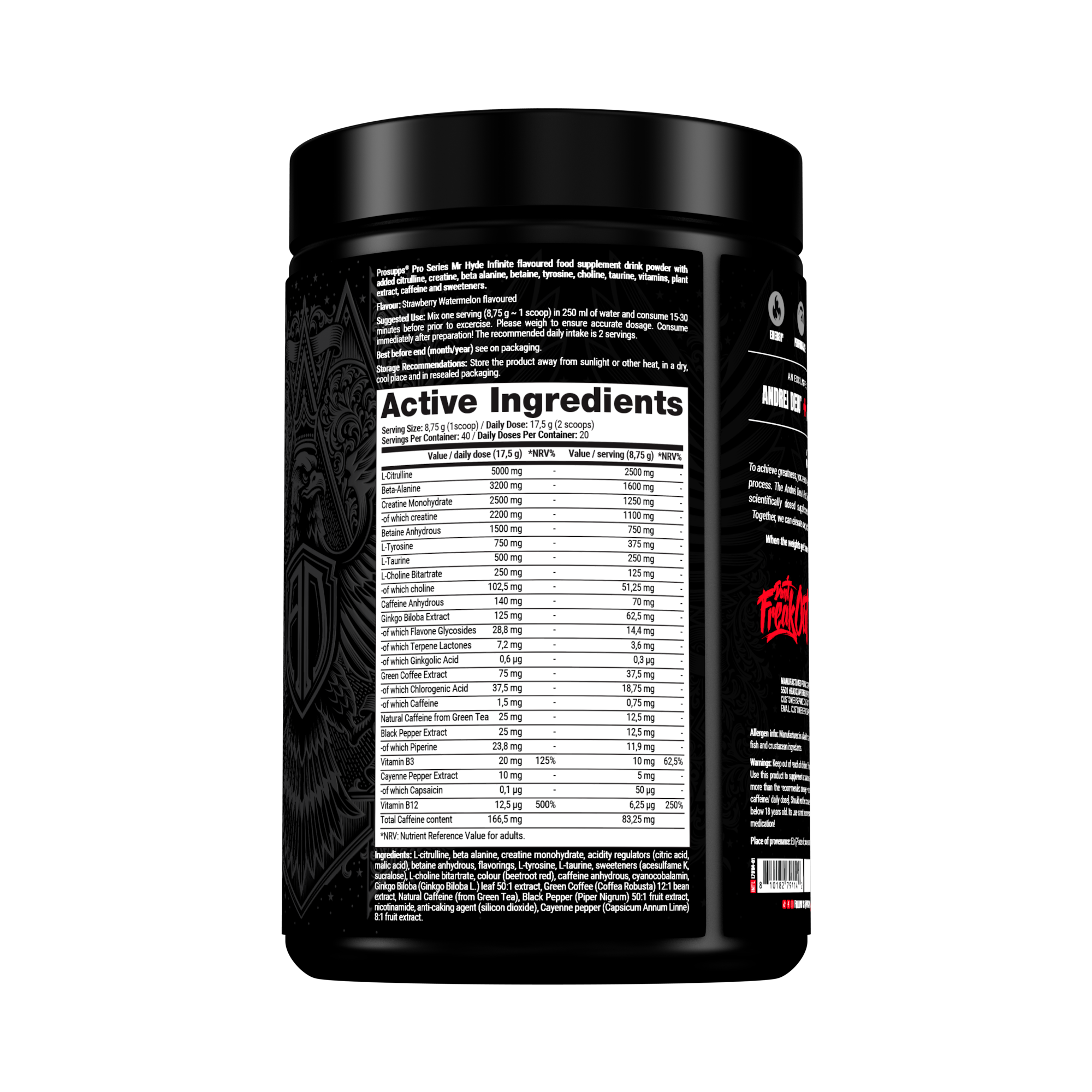 Pro Supps Mr Hyde Infinite Strawberry Watermelon 40 serveringar