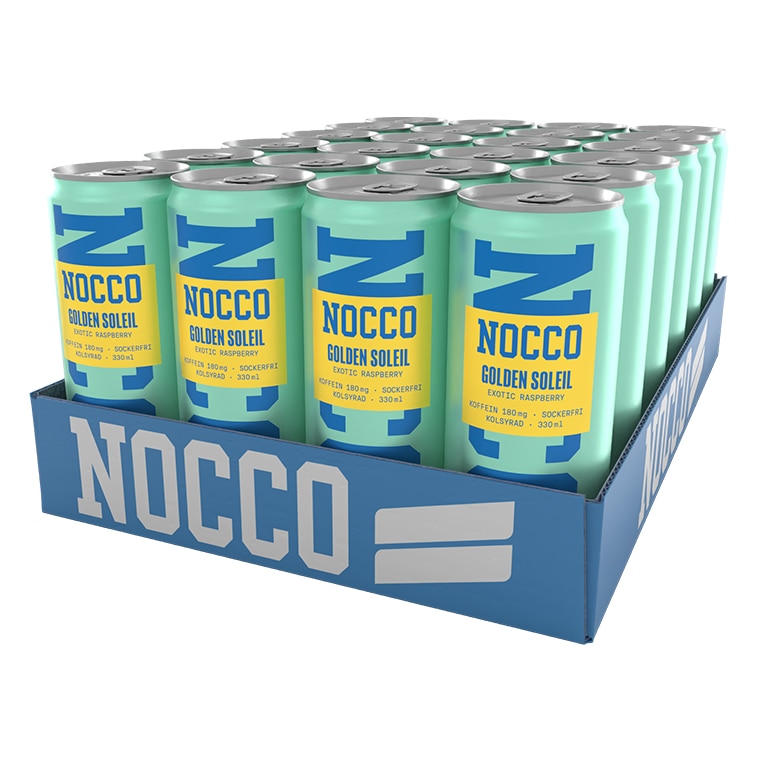 Nocco Golden Soleil Exotic Raspberry 24x330ml