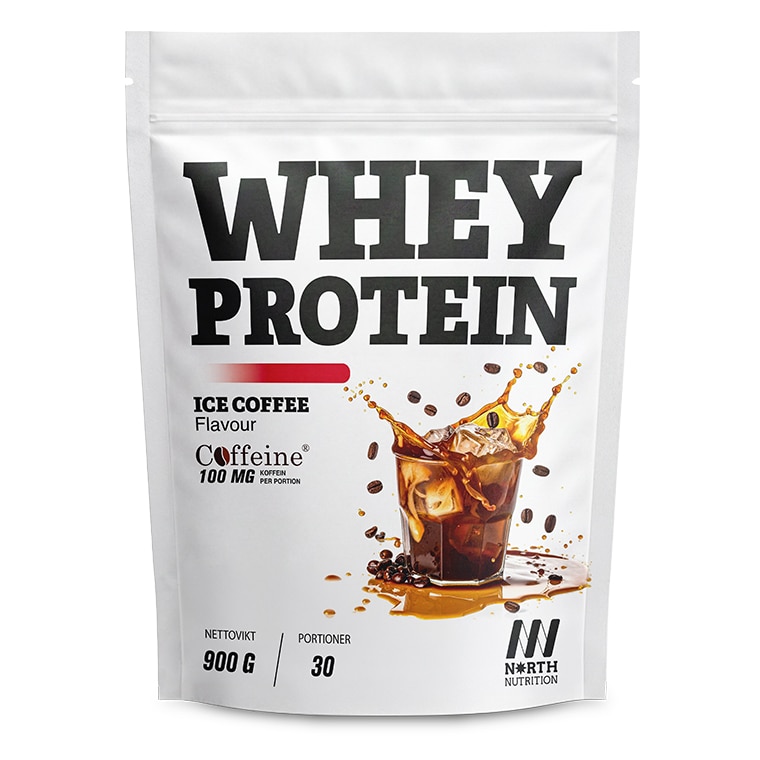 North Nutrition Whey Ice Coffee Caffeine 900g