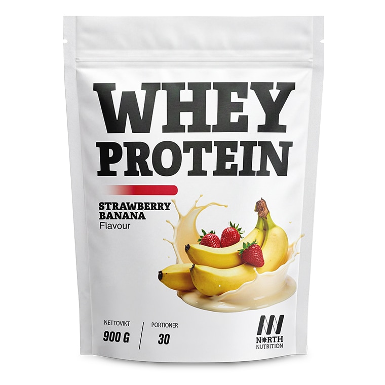 North Nutrition Whey Strawberry Banana 900g