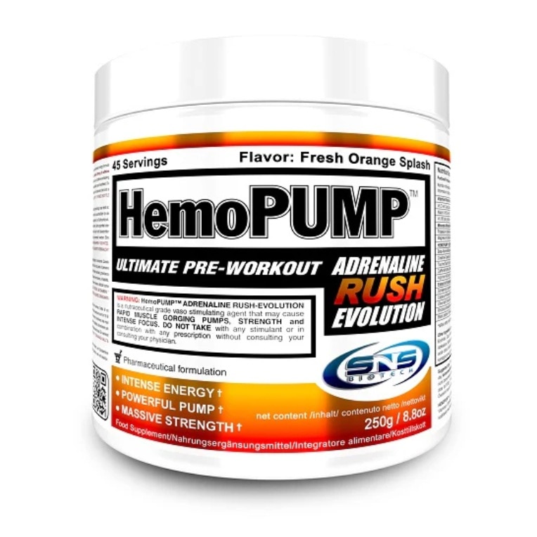 SNS Biotech HemoPUMP Fresh Orange Splash 250g 
