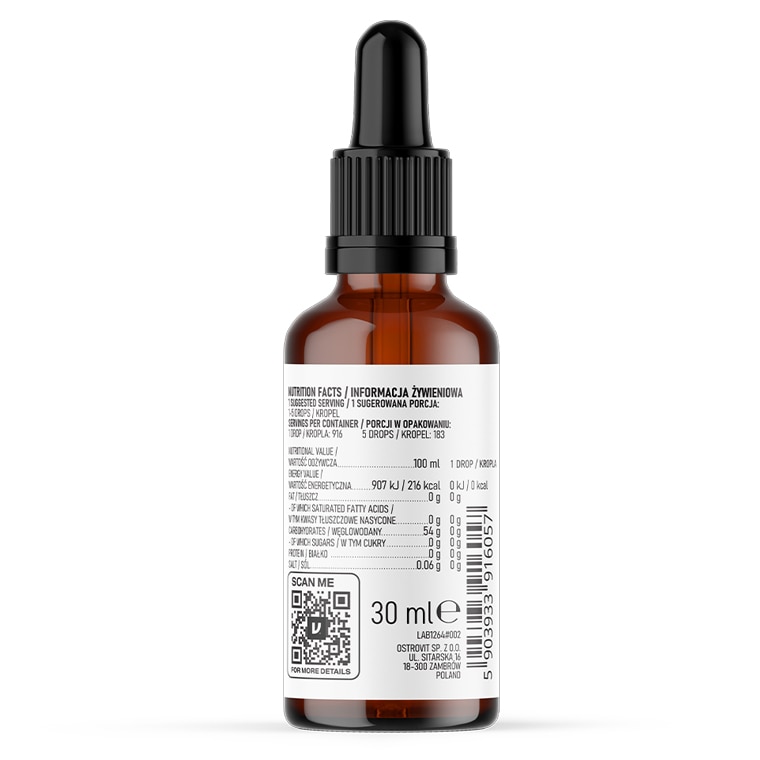 OstroVit Flavour Drops Vanilla 30ml