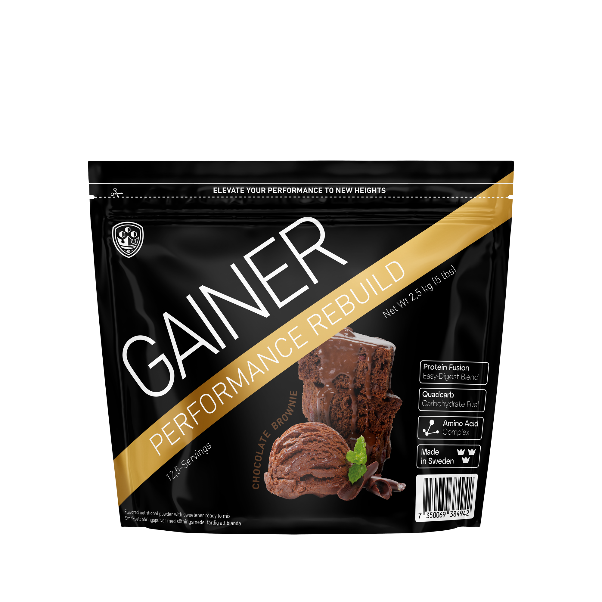 Swedish Supplements Performance Gainer Chocolate Brownie 2,5kg