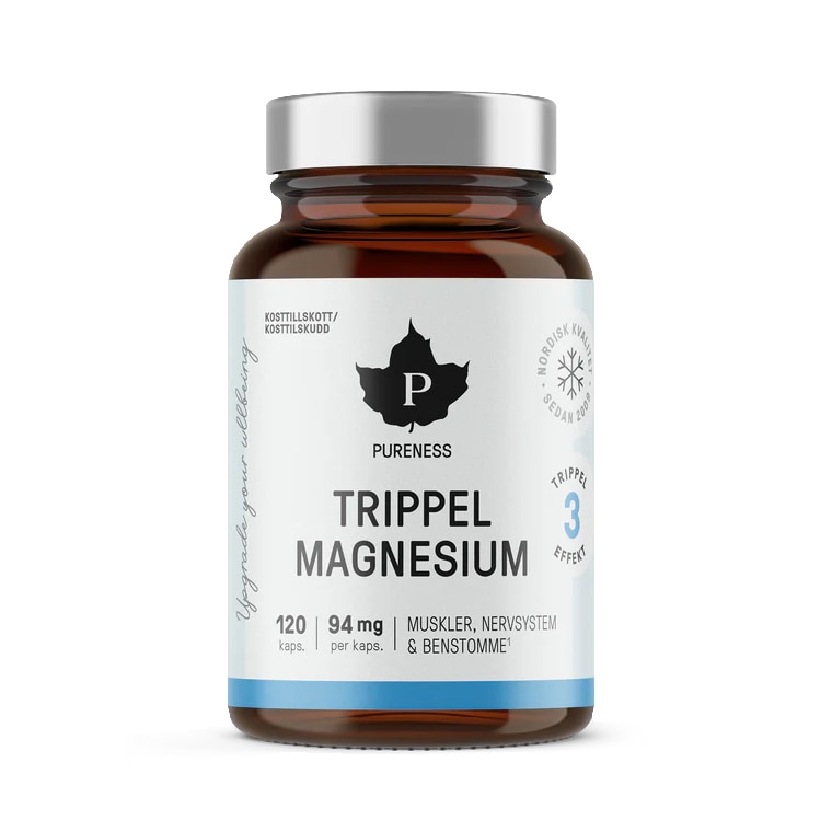 Pureness Trippel Magnesium 120 Kapslar