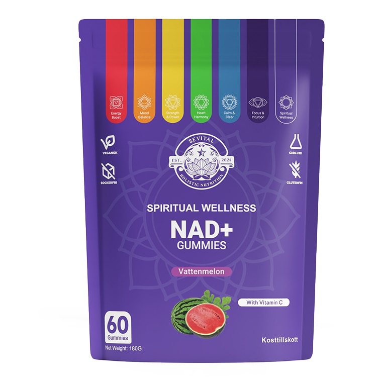 Sevital NAD+ Gummies Vattenmelon 60st