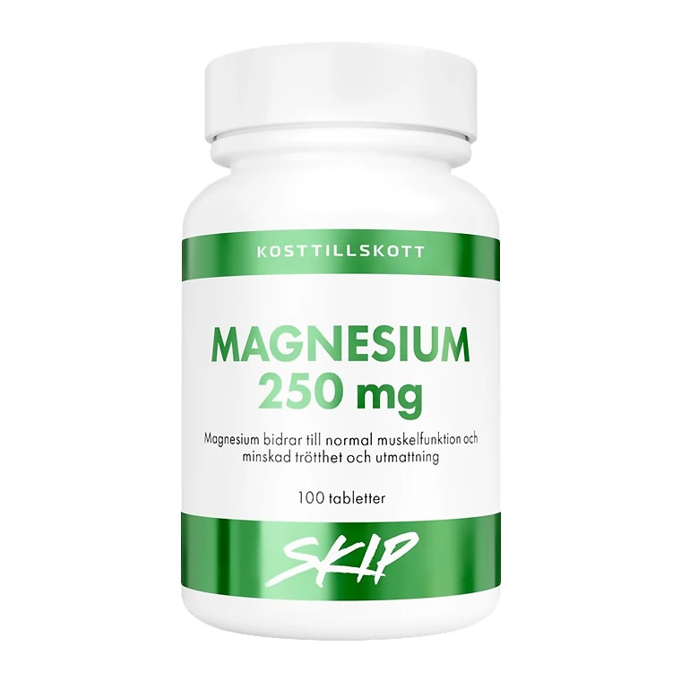 Skip Nutrition Magnesium 250mg 100 tabletter