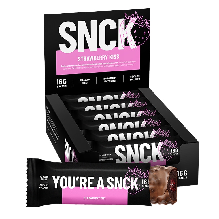 SNCK Proteinbar Strawberry Kiss 12x55g