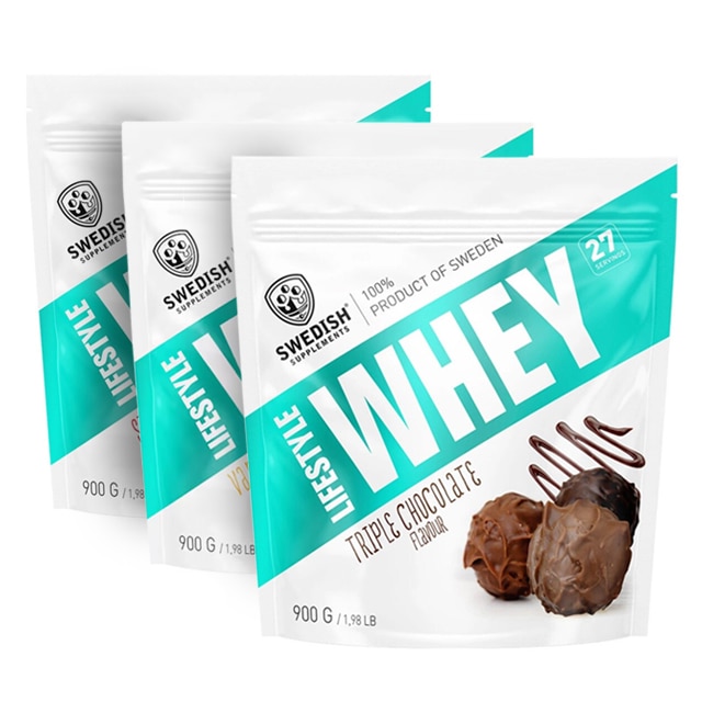 Swedish Supplements Lifestyle Whey Mix&Match 3x900g