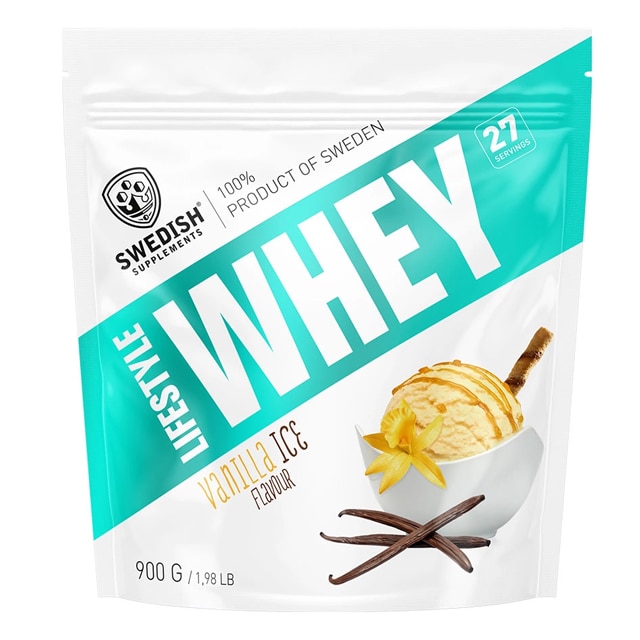 Swedish Supplements Lifestyle Whey Vanilla Ice 900g