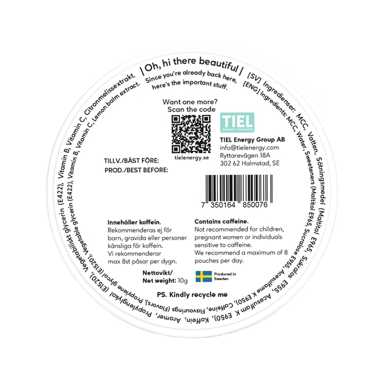 TIEL Energy Peach & Mango