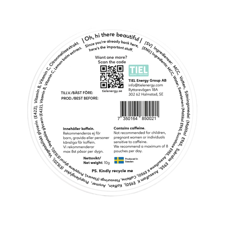 TIEL Energy Sweet Elderflower