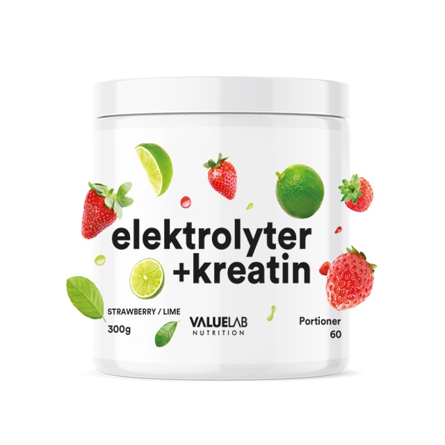 Valuelab Elektrolyter + Kreatin Strawberry/Lime 300g